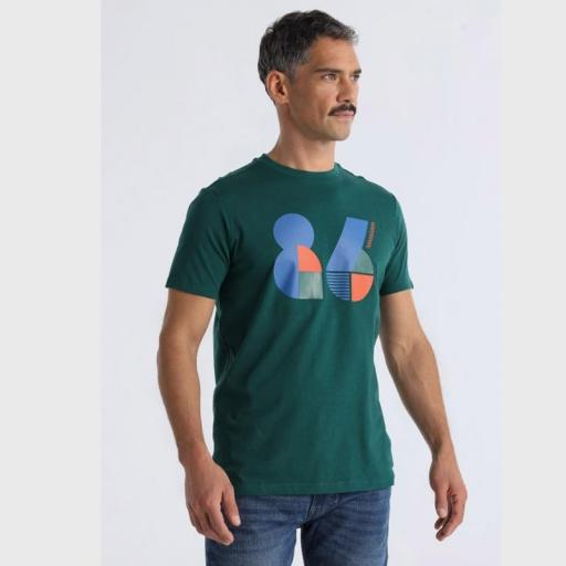 Six Valves Camiseta Manga Corta Gráfica 86 Verde 143745 [0]