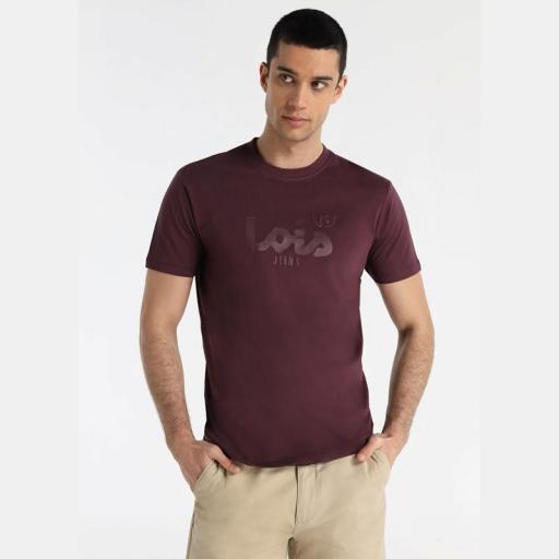 Lois Jeans Camiseta Romeo Perfecto Burdeos 145179 [0]