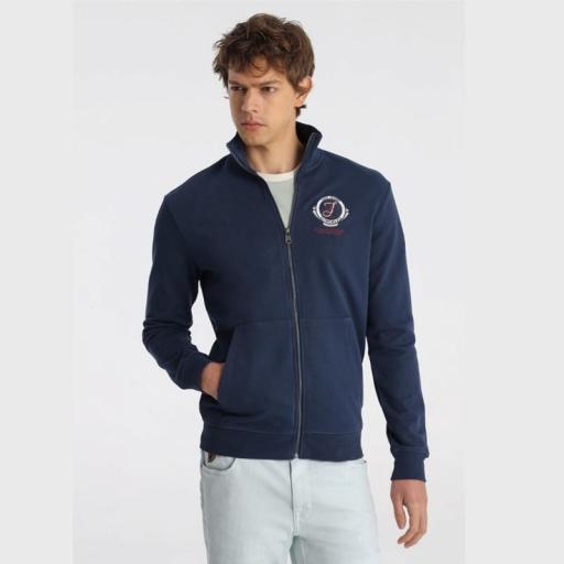 Lois Jeans Sudadera con cremallera Yonder Madder 145247 [0]