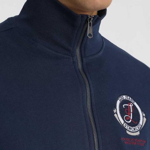 Lois Jeans Sudadera con cremallera Yonder Madder 145247 [2]
