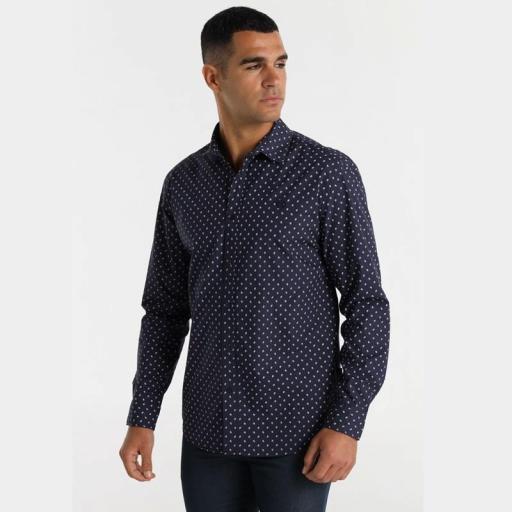 Bendorff Camisa Miniprint Azul Marino 146423 [0]