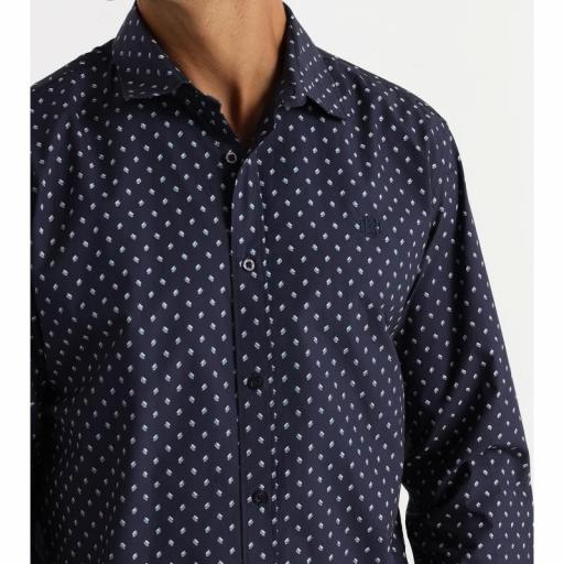 Bendorff Camisa Miniprint Azul Marino 146423 [2]