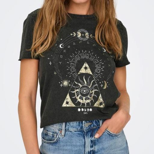 Only Camiseta estampada Lucy Zodiak 15215721 [4]