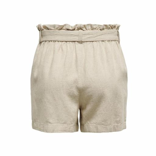 JDY Short con cinturón 15225921 Beige [3]