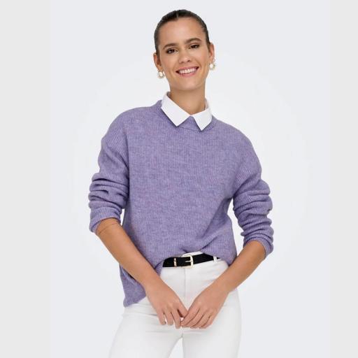 Only ONLCAMILLA Jersey de punto Violeta 15277080