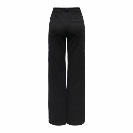 Only Pantalón Denim Onlmadison Wide Negro 15370828 [0]