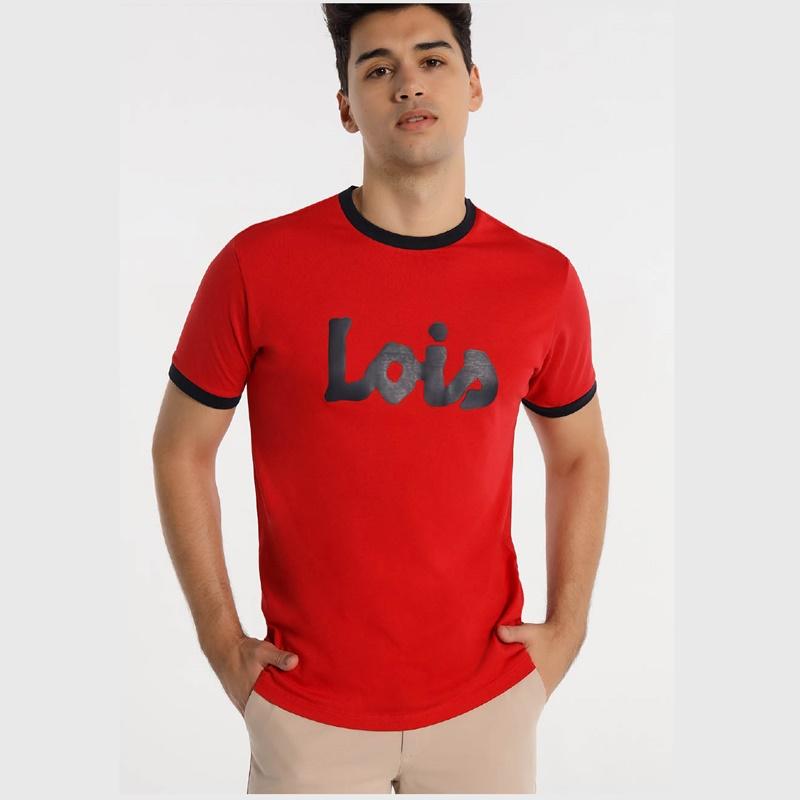 Lois Jeans Camiseta Rib Contrastes Logo Starsky Pong 156853092 453