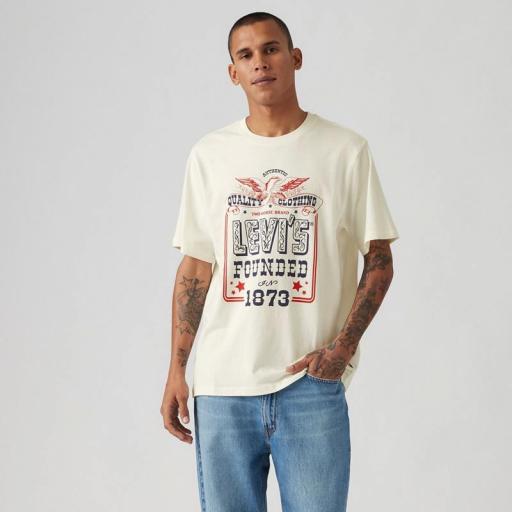 Levi's® Camiseta Estampada de Corte Holgado 161431924