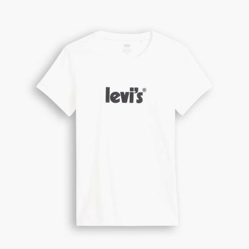 Levi's® The Perfect Tee Seasonal Poster Logo 17369 1755 Camiseta Mujer  [1]