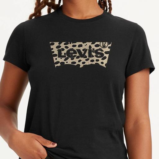 Levi's® The Perfect Tee - BW Leopard Caviar 173692437 [4]