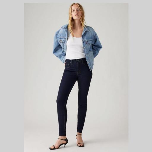 Levi's® 721™ High Rise Skinny Jeans Dark Indigo Rinse 188820626  [0]