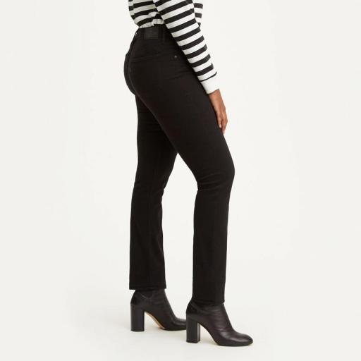 724™ High Rise Straight Jeans Night is Black 188830006- Vaquero recto mujer [3]