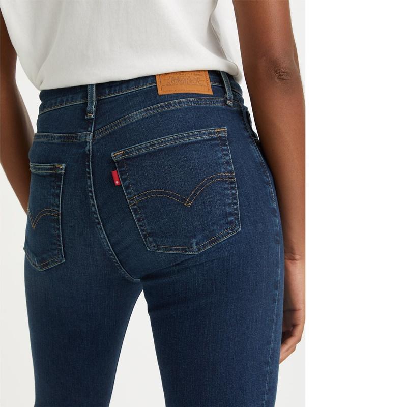 comprar Levi's®724™ High Rise Straight Jeans Dark Indigo Worn In