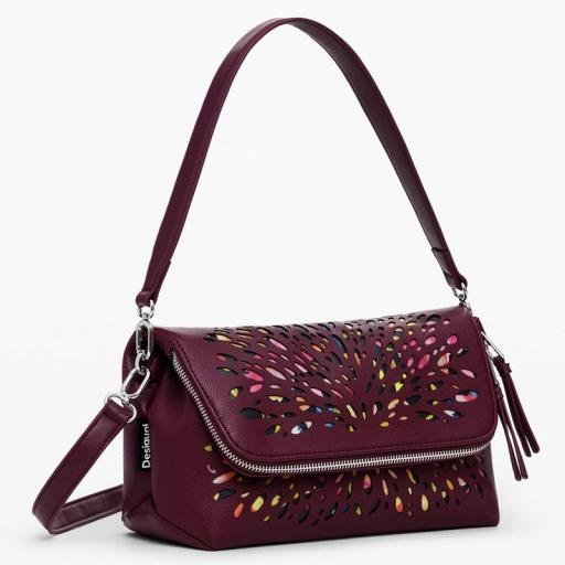 Desigual Bolso Blackwell Venecia Granate 24WAXPA8 9019