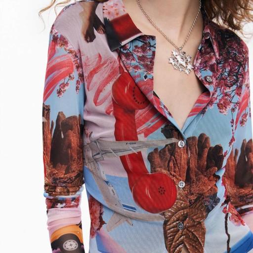 Desigual Camisa Estampada Lacroix 24WWTK84 9019 [2]