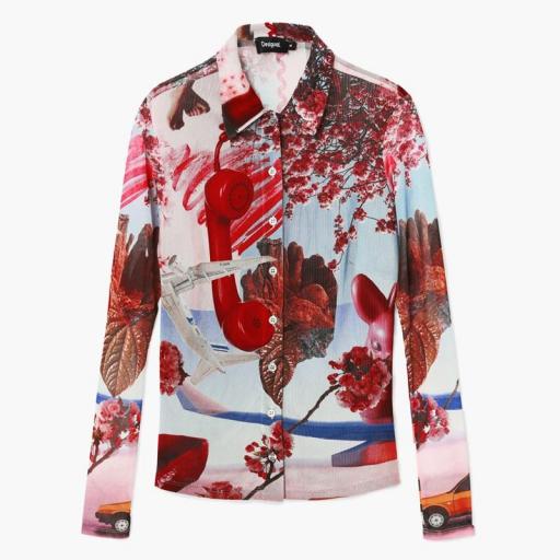 Desigual Camisa Estampada Lacroix 24WWTK84 9019 [5]