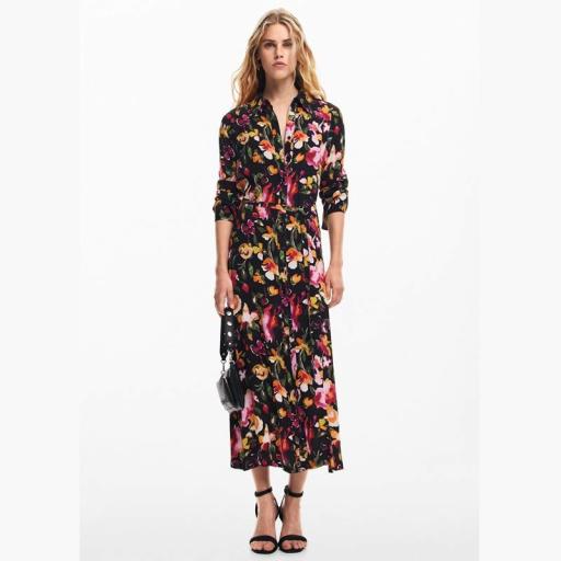 Desigual Vestido Camisero Fort Worth 24WWVW62