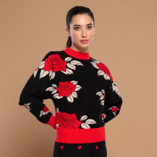 Minueto Sweater Rosso 252297-36 [1]