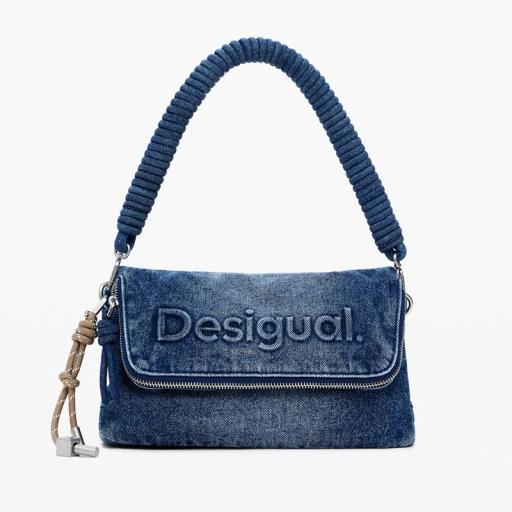 Desigual Bolso Bandolera Denim Half Logo Venecia 3.0 25SAXD23 5053 [1]