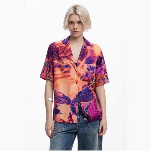 Desigual Camisa Paradise Lacroix 25SWCW38 3008 [0]