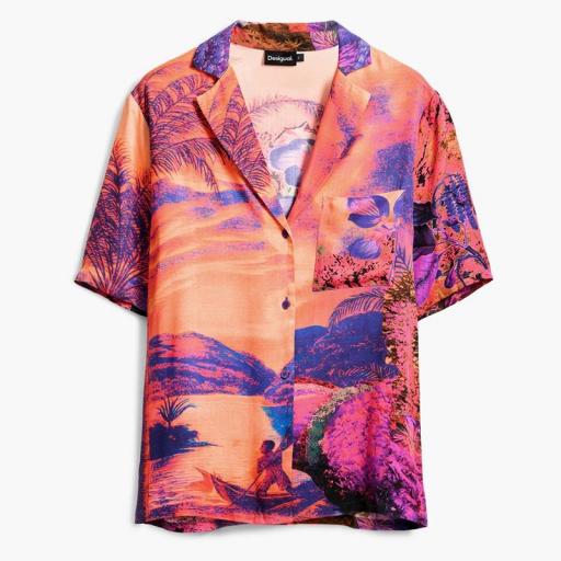 Desigual Camisa Paradise Lacroix 25SWCW38 3008 [5]