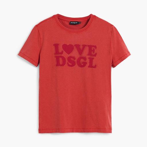 Desigual camiseta lisa texto 25SWTK10 3092 [3]