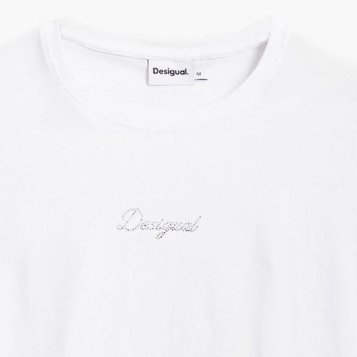 Desigual Camiseta Paraná Blanca 25SWTK15 1000 [3]