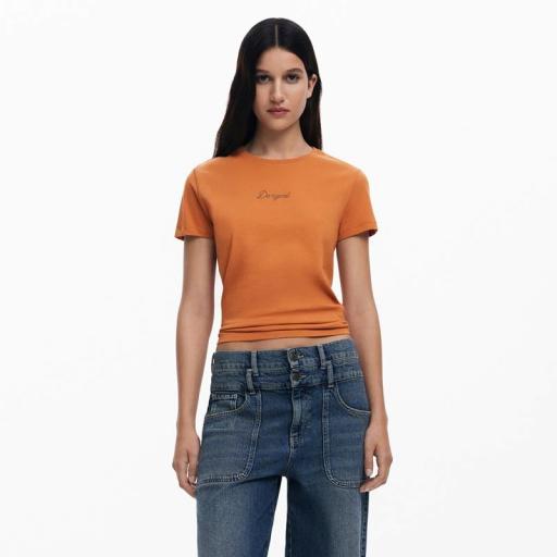 Desigual Camiseta Paraná Naranja 25SWTK15 7002 [1]