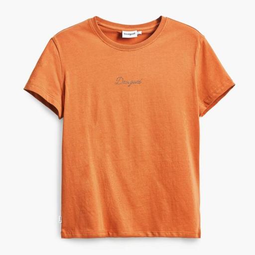 Desigual Camiseta Paraná Naranja 25SWTK15 7002 [4]