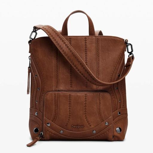 Desigual Mochila Embro Patch Pretoria Camel 25WAKP246011 [0]