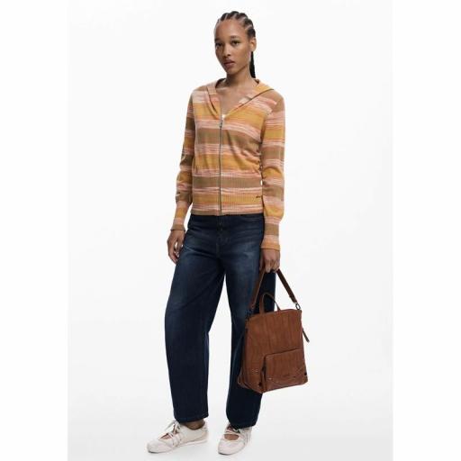 Desigual Mochila Embro Patch Pretoria Camel 25WAKP246011 [1]