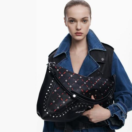 Desigual Bolso Yankee Leiria Mini Black 25WAXP37 2000 [5]