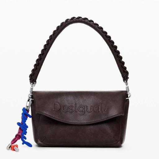 Desigual Bolso Half Logo Trokel Choco 25WAXP70 6009 [0]