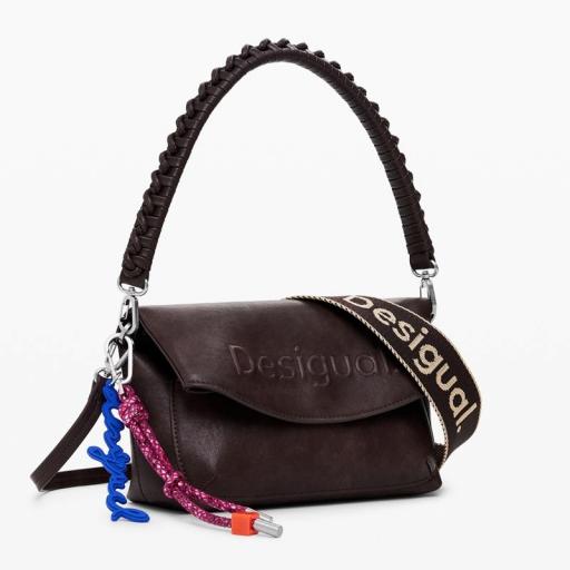 Desigual Bolso Half Logo Trokel Choco 25WAXP70 6009 [3]
