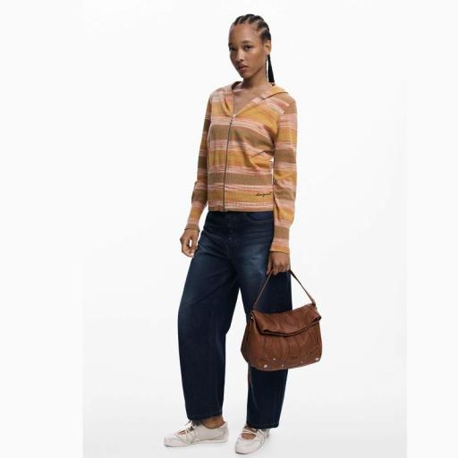 Desigual Bolso Embro Patch Loverty Camel 25WAXPA86011 [2]