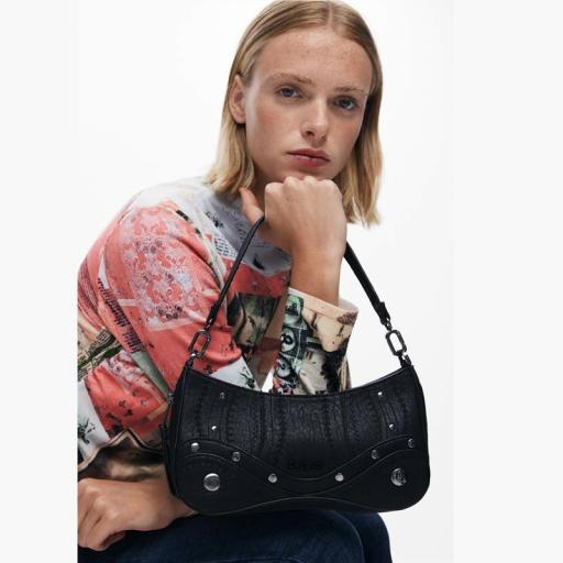 Desigual Bolso Embro Patch Alsacia Black 25WAXPA9 2000 [5]