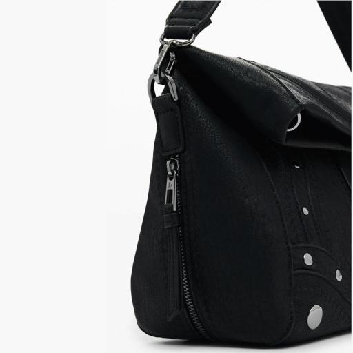 Desigual Bolso Embro Patch Loverty Black 25WAXPAA [4]