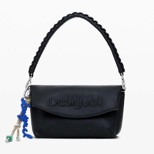 Desigual Bolso Half Logo Trokel Negro 25WAXP702000