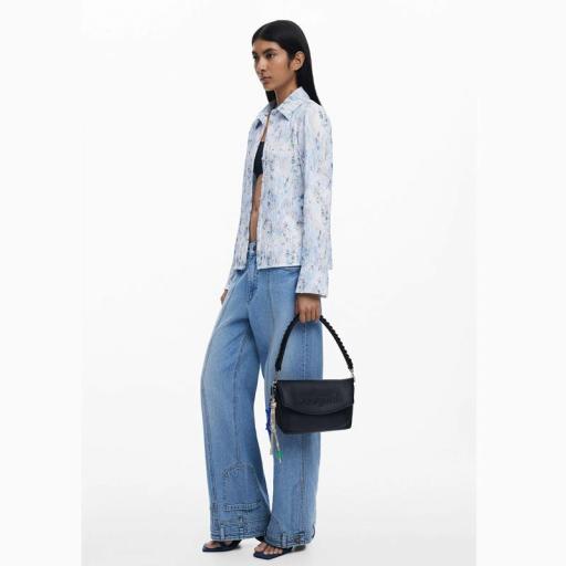 Desigual Bolso Half Logo Trokel Negro 25WAXP702000 [1]