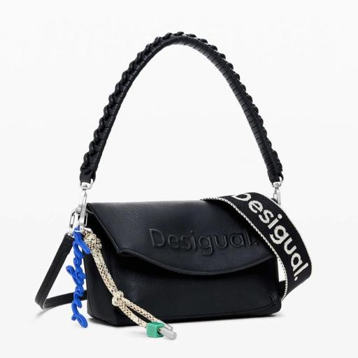 Desigual Bolso Half Logo Trokel Negro 25WAXP702000 [2]