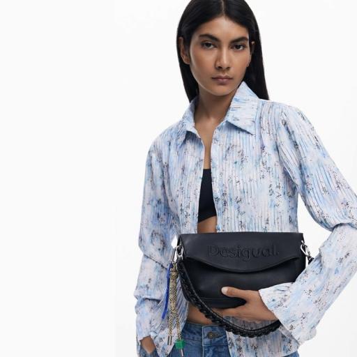 Desigual Bolso Half Logo Trokel Negro 25WAXP702000 [6]