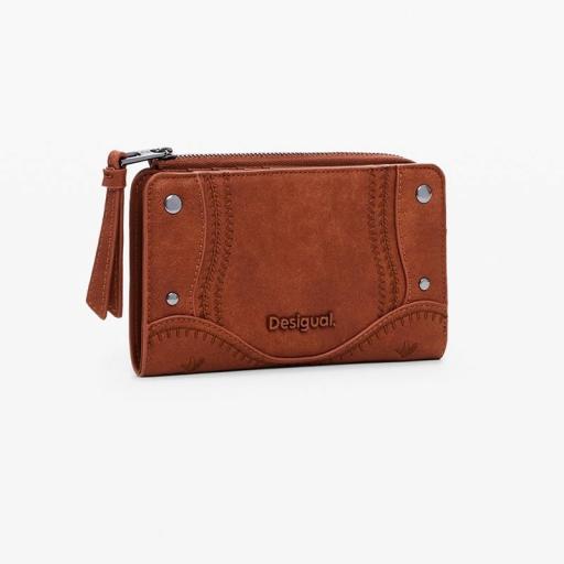 Desigual Monedero Embro Patch Emma Camel 25WAYP15 [1]