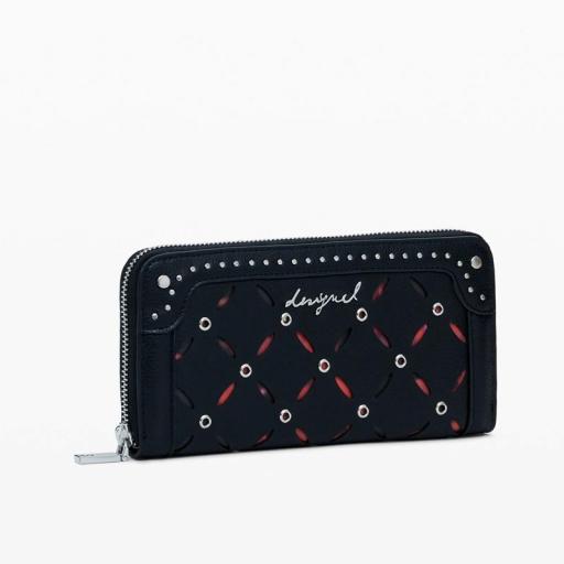 Desigual Monedero Yankee Fiona Black 25WAYP34 1000 [2]