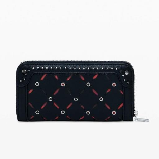 Desigual Monedero Yankee Fiona Black 25WAYP34 1000 [1]