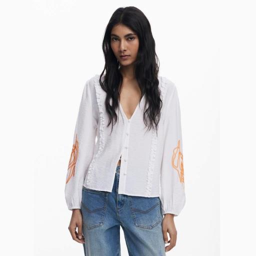 Desigual Blusa Hoja 25WWBW06