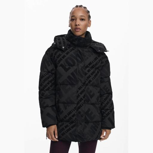 Desigual chaqueta Acolchada Cadera Flock 25WWEW232000 [0]