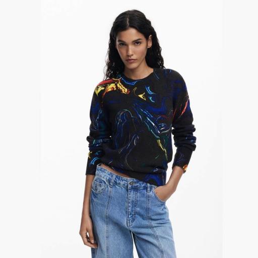 Desigual Jersey Butterfly Lacroix 25WWJF05 2000 [0]