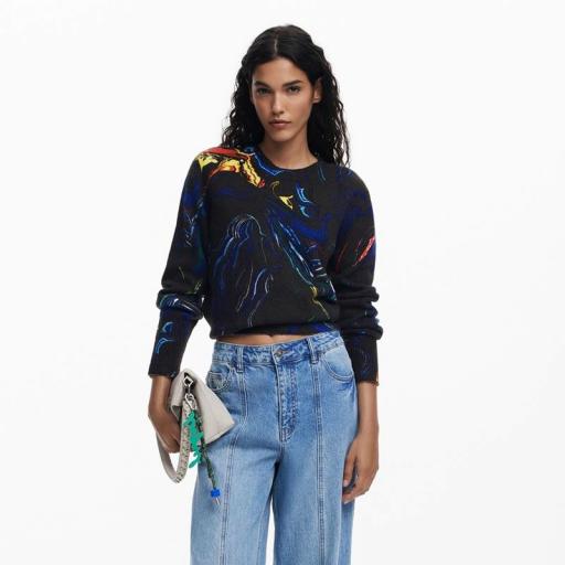 Desigual Jersey Butterfly Lacroix 25WWJF05 2000 [1]