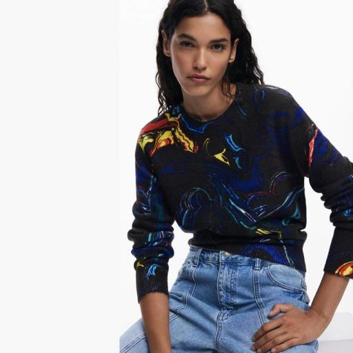 Desigual Jersey Butterfly Lacroix 25WWJF05 2000 [2]