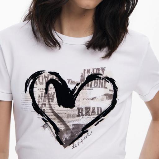 Desigual Camiseta Letter Core 25WWTK041000 [1]